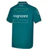 F1 officieel teamcoureur T-shirt Formule 1 Racing poloshirt korte mouw dezelfde fans zomermode groene jersey T-shirt op maat 94TK