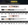 Łódź wędkarska Spining Casting Fuji Fishing Rod 1,8 UL Moc Węgiel Podróż Baitcasting Baitcasting Tellescopic Przynęt Karp Karping Tacklel231223