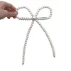 Hair Clips Korea Imitiation Pearl Bowknot Hairpins Long Barrettes For Women Girl