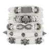 Link armbanden heren armband overdreven punk trend onbeperkt symboolaccessoires handgemaakte weven multi-layer set