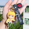 Porte-clés en PVC Death Note, personnage de dessin animé 3D Ryuk Rem Yagami, pendentif léger, porte-clés de voiture, breloques de sac