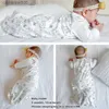 Sleeping Bags Sleeping Bags For Baby 3-18Months Summer Thin Baby One-Piece Sleepwear Cute Bear Print Cartoon Sleepsack Anti-Kick BlanketL231225