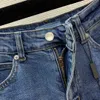 Projektantki dżinsowe dżinsy odzież damskie Trójkąt modowy