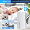 Elektryczne piece dehumidifiers do domowego dehumidifora z wężami odpływowym Mały przenośny 2000 ml (68 uncji) Piwnice Sypialnia łazienka