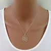 Mandala halsband Flower of Life Pendant Kabbalah Sacred Geometry Necklace for Women Gift313r