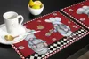 Kitchen Chef Gnome Desser Placeat Wedding Party Decor Decor Linen Table Mat Akcesoria 231225