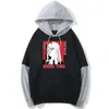 Sıfır iki sevgilim franxx kapüşonlu sweatshirts anime hoodie sokak kıyafeti cosplay sweatshirt baskı büyük boy hoodies kadın erkekler