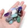 Anhänger Halsketten 13x25mm Reiki Natural Semi-Precious Stone Fashion Pendant Schmuck Schmuck DIY Halskette Ohrringe Accessoires Charme Geschenk