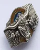 3D Bull Head Gun Dawing Color Belt Buckle SWBY856 suitable for 4cm wideth belt with continous stock4725382