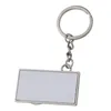 Keychains Transfert de chaleur Keychain Blank Board Keyring pour DIY Craft Supplies Football