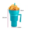 900-1000 ml de grande capacité Béôme pop-corn intégré multi-fonctionnal Cup Creative Snack Drink Cup 231225