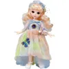 Süße 12 Zoll 30 cm BJD Puppe 23 Mobile Anschluss süße große Augen weiche Haare Prinzessin Model Girl Geschenk Spielzeug 231225