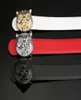 2018 marque ceinture haute qualité marque designer ceintures de luxe mode ceintures pour hommes cuivre type tête de tigre ceinture hommes et femmes taille vache1455192