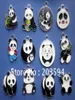 Lot de 100 breloques mixtes en alliage émaillé Panda, pendentif animal, DIY, bead9979409