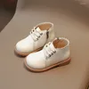 Boots Automn hiver kids chaussures en cuir filles courts single single enfants enfants princesse tendance j206