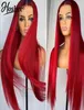 OrangeredGreenbluePink Color Wigs Synthetic para mulheres americanas 13x4 Straight None Lace Front Wig Simulação Brasileira Human Ha2626809