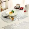 Tapetes de mesa Placemat grande tapete nórdico térmico simples simples lavagem e não deslizamento