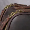 Bolsas escolares aetoo retrô casual mochila masculina cleol horse skin original de primeira camada de couro