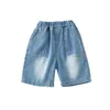 Pantalon 1 à 7 ans enfants shorts en denim bébé garçons filles vêtements de mode d'été
