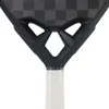 Raquete de padel completa/3k/12k/18k/kevlar raquete de carbono eva rosto macio raquete de tênis profissional 231225