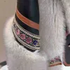 Kadınlar Kürk Sahte Kürk Sonbahar Kış Deri Ceket Kadın Sahte Kürk Matar Uzun Kollu Vintage Street Giyim Lüks Marka Kalınlaştırılmış Kürk Ceket Düğmeleri Yeni