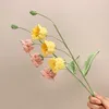 Fleurs décoratives Fake Falle Flower Simulation TULIP TULIP MARIAGE DIY BOUQUET CODEAU