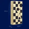 New JOBON Double Fire Lighter with Dial Light Gradient Color Metal Windproof Inflatable Cigarette Lighter