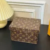 Дизайнерская новая коробка для хранения Brown Classic Logo Jewelry Box Box Разное маленькая коробка для дома на рабочем столе декоративная коробка