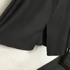 Elastyczna talia asymetryczna spódnica designerka Nieregularna pół spódnicy seksowne dziewczyny letnie sukienki szczelinowe