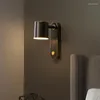 Lámpara de pared estilo industrial nórdico todo el led de cobre