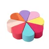 Makeup Sponges 8/12pcs Petal Shape Soft Sponge Triangle Colorful Liquid Foundation Powder Cosmetic Puff Make Up Beauty Tools