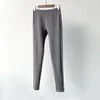 Classic Pants~24 Autumn/Winter Toteme Black Slim Fit Slim Zipper Feet Pants Slim Pencil Pants