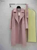 Women Jacket Designer Trench Coat Wool Coats Midja Tucked Lapel Overcoat med Belt Autumnwinter Brand Windbreaker 25 dec