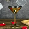 Wine Glasses Solid Stainless Steel Cocktail Cup Goblet Copper Martini Triangle Water Metal Glass Red Champagne