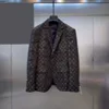 Designer Blazer Suit Men Mens Luksusowe kurtki Luksusowe kurtki z długim rękawem sukienka garniturowa