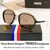 Солнцезащитные очки Дания бренд TBS810 Мужчины Женщины Retro Round Pilot Sun Glasses Outdoor UV400 вождение очки рецепт