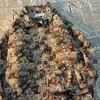 Herfst en winter mode casual schattige beer print revers jas voor heren dames kleding met enkele rij knopen 231225