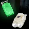 Flashlights Torches Mini LED Portable Dual Light Source USB Charging Fluorescence Keychain For Outdoor Fishing Emergency