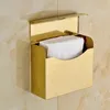 Support pour téléphone en papier de salle de bains en acier inoxydable, avec étagère pour téléphones portables, porte-serviettes doré, boîtes de mouchoirs de toilette 231225