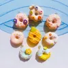 Charms 10st Sweet Colorful Donut Harts Food Pendants Smycken Makan DIY Earrings Halsband Hantverk Handgjorda fynd