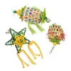 Outros pássaros suprimentos 3 PCs Parrot Toy Pet Birds Concluindo gaiolas grandes Papagaios grandes mastigando a forragem de brinquedos