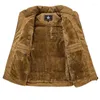 Men's Vests Fashion Wool Vest Winter Male Cotton-Padded Coats Men Sleeveless Jackets Warm Waistcoats Clothing Plus M-6XL