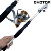 Boat Fishing Rods Ghotda Portable Ultralight Fishing Rod With Reinforced Reel Fishing Set 1.6 1.8 2.1 2.4mL231223