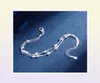 100 Original 925 Sterling Silver Armband Double Layered Stars Pärlor Chian Armband Bangles For Women Girls Wedding Jewelry5463843202995