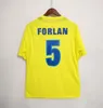 2005 2006 레트로 빌라 레알 축구 저지 Roger Forlan Tacchinardi Riquelme Kromkamp Figueroa 05 06 클래식 빈티지 풋볼 셔츠