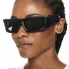 Okulary przeciwsłoneczne lnfcxi retro y2k prostokąt kobiet luksusowa marka mody projektant Hip Hop Men Punk Sun Glasses Uv400