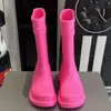 Botas de mujer Bota de goma Bota de lluvia al aire libre Botines de manga larga balencaga H4U9L