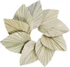 Couronnes de fleurs décoratives, 10 pièces, feuilles de palmier séchées, éventails de lances bohème, plantes artificielles tropicales