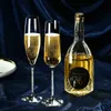 2 st bröllopsglasögon Personlig champagneflöjter Kristallin Party Gift Toasting Glass Goblet Crystal Engrave Jubileum H1043 231221