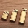 ZORRO New Metal Brass Little Punk Kerosene Lighter Vintage Personalized Grinding Wheel Mini Portable Lighter Smoking Accessories